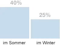 Anteil Alleinreisende Sommer und Winter