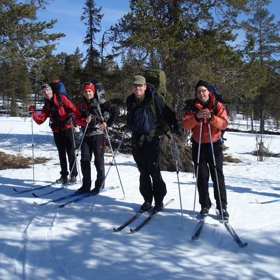 Langlauftour im Back Country Langlauftour im Back Country